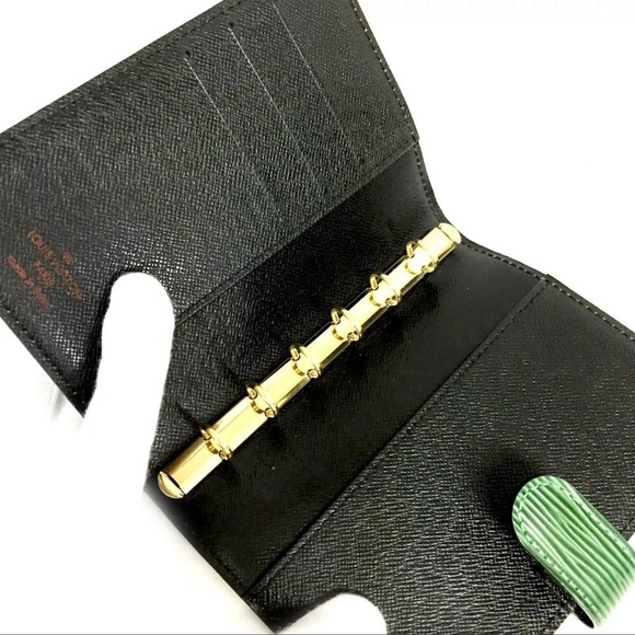 Louis Vuitton planner calendar card holder travel organizer passport wallet cute - Picture 3 of 11